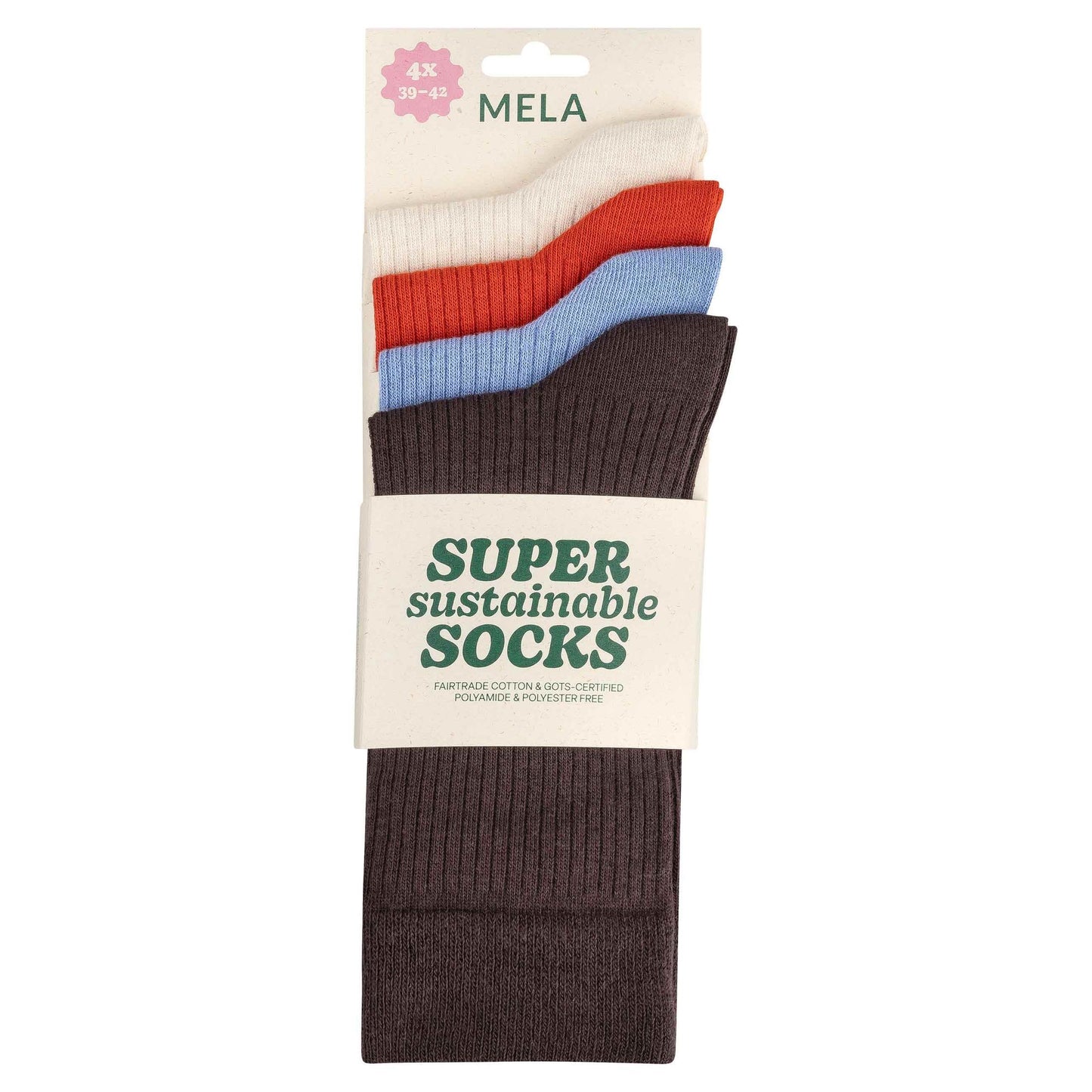 4-pack of ribbed socks