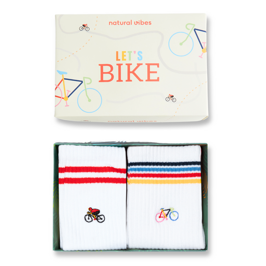 Geschenkbox Fahrrad-Socken