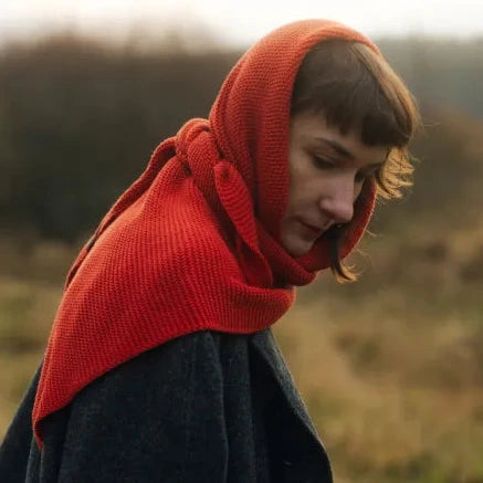 weicher dreieckiger Bio-Baumwoll Schal