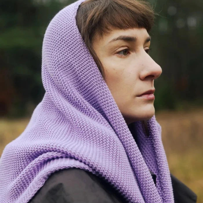 weicher dreieckiger Bio-Baumwoll Schal