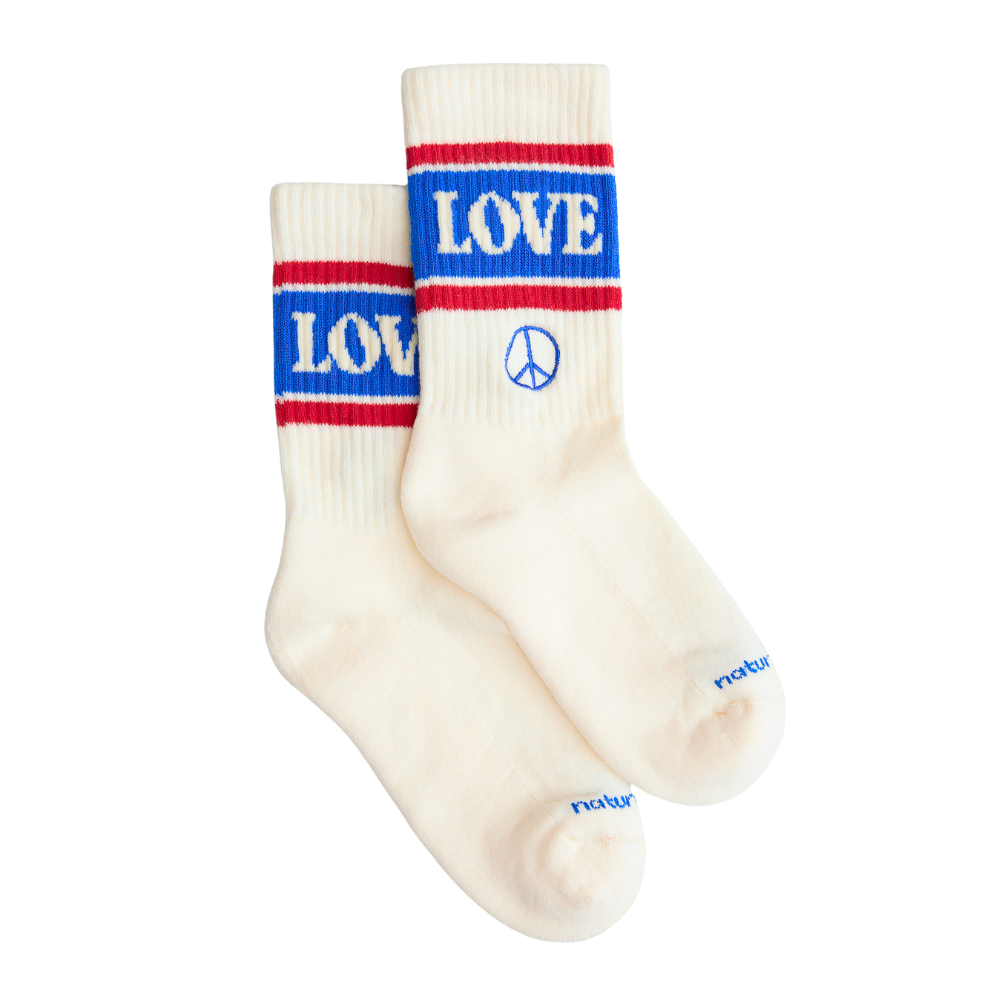 Love und Peace-Socken