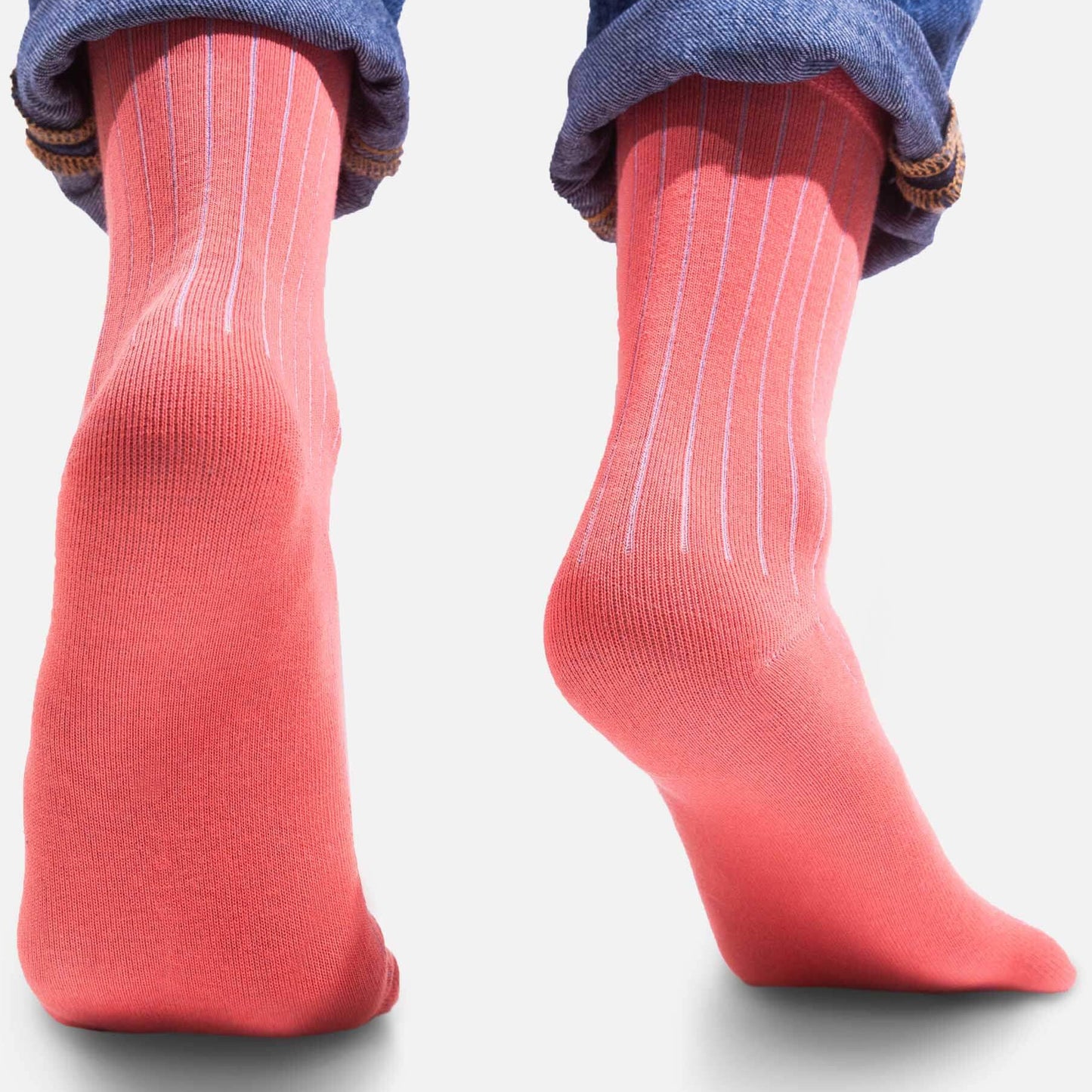 bunte Streifen-Strümpfe