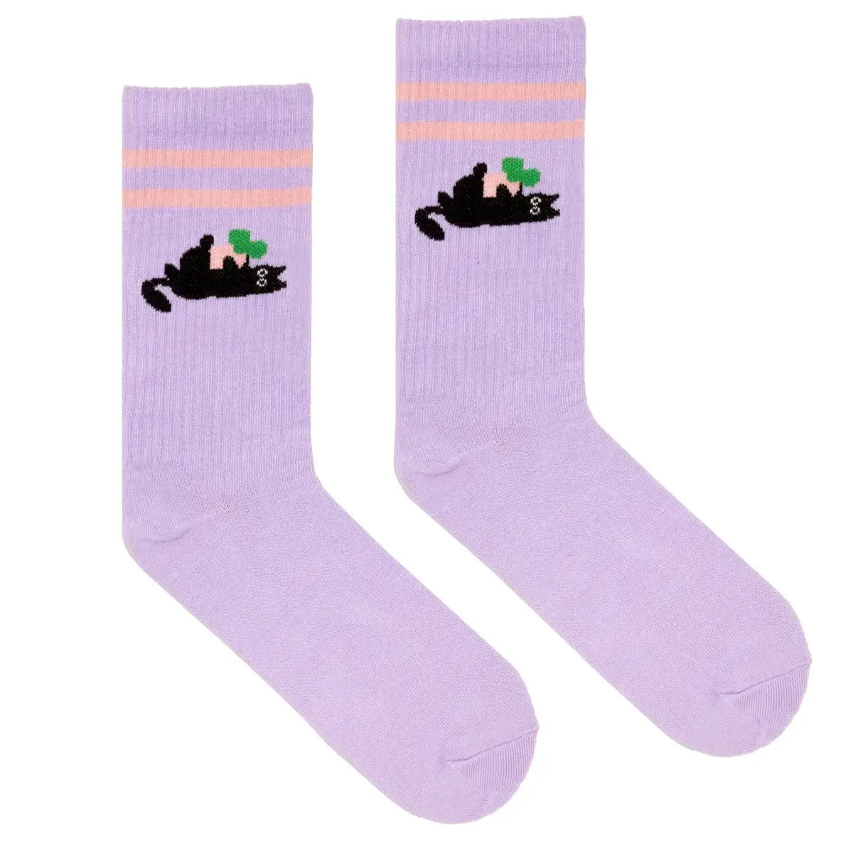 Sport-Socken mit eingestrickten Motiven