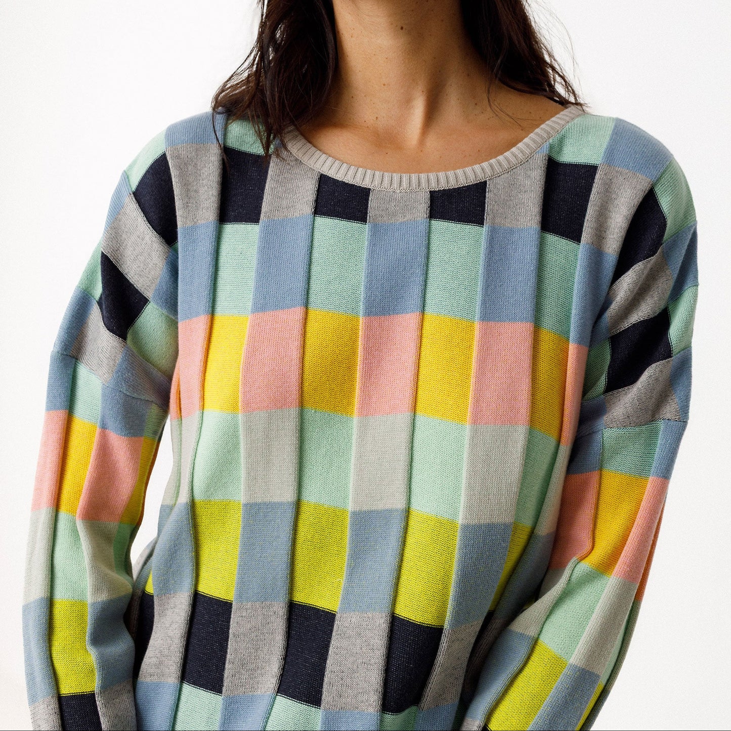 Bita bunter Pulli aus Bio-Baumwolle