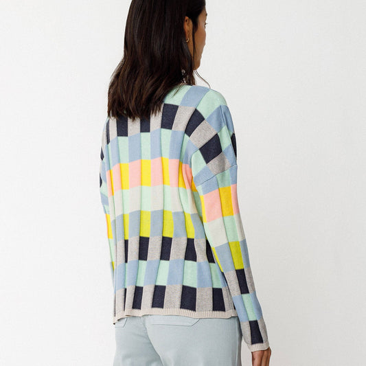 Bita bunter Pulli aus Bio-Baumwolle