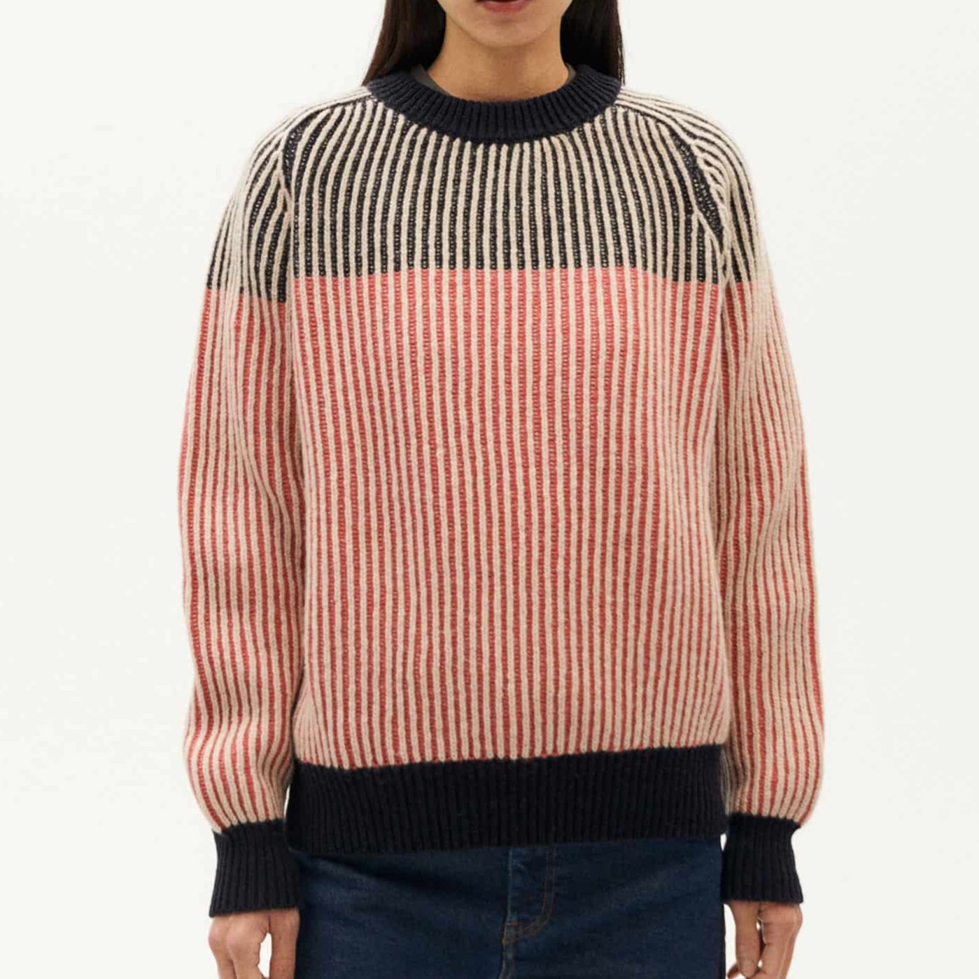 Icecream Stripes Woll-Pullover