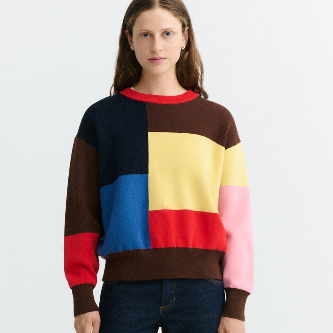 Coulourblock Pullover, Petra