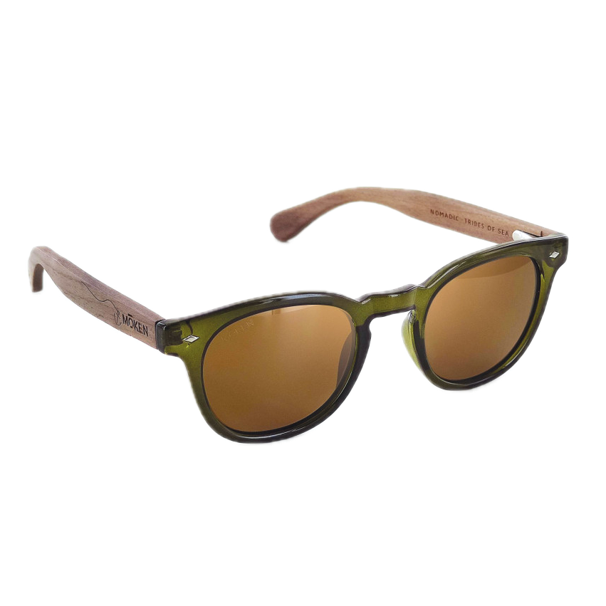 Sonnenbrille Woody aus Holz und pflanzenbasiertem Kunststoff