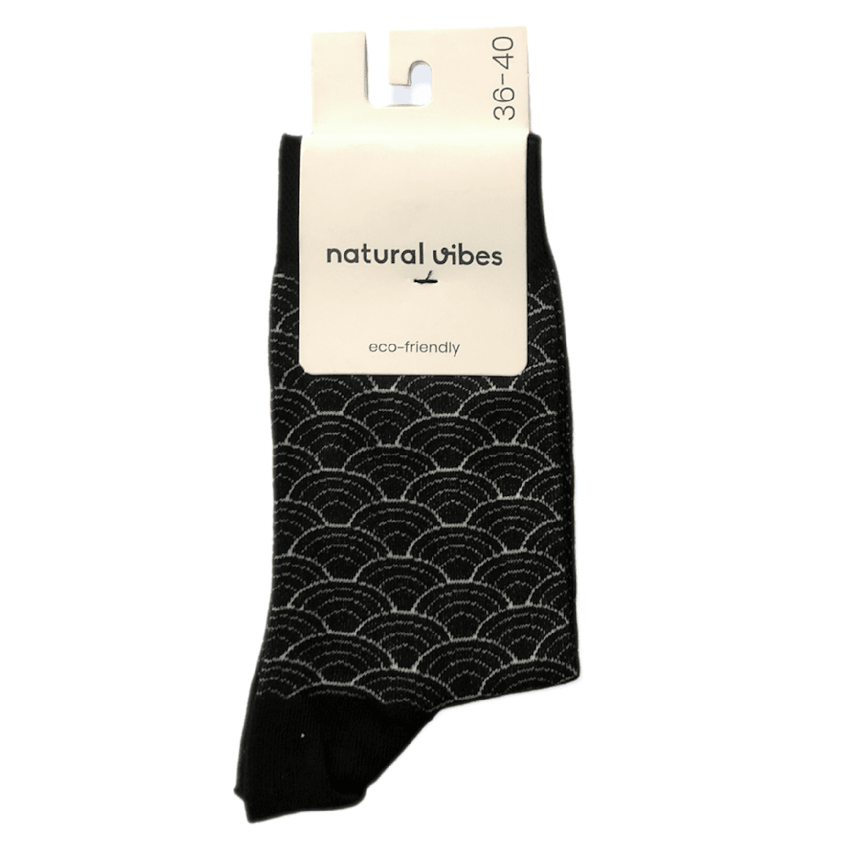 Wellenmuster-Socken