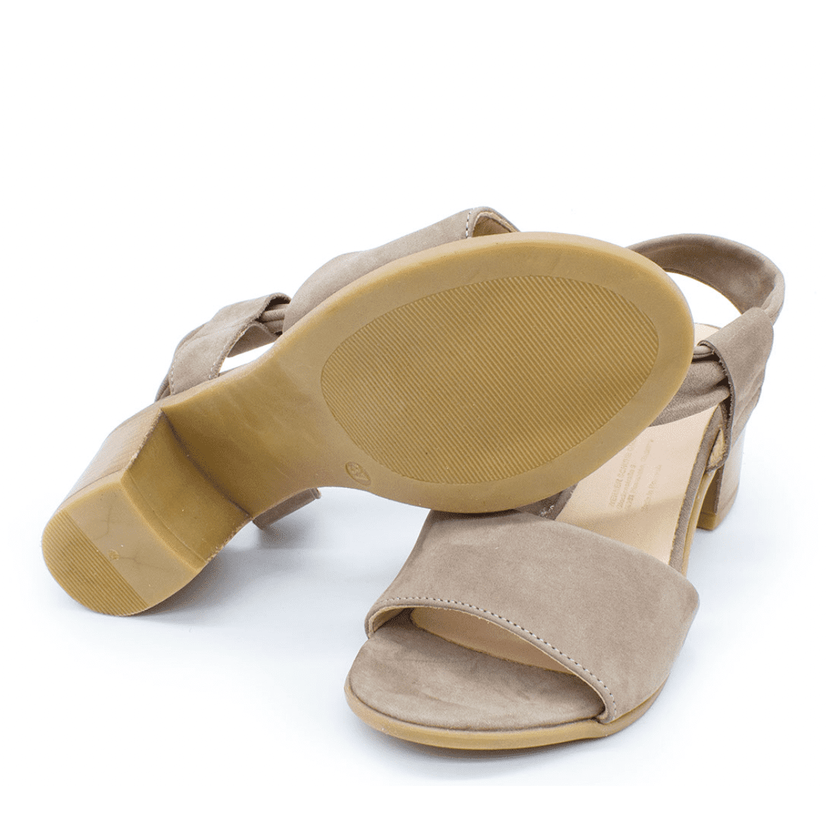 Riemen-Sandalette mit Absatz